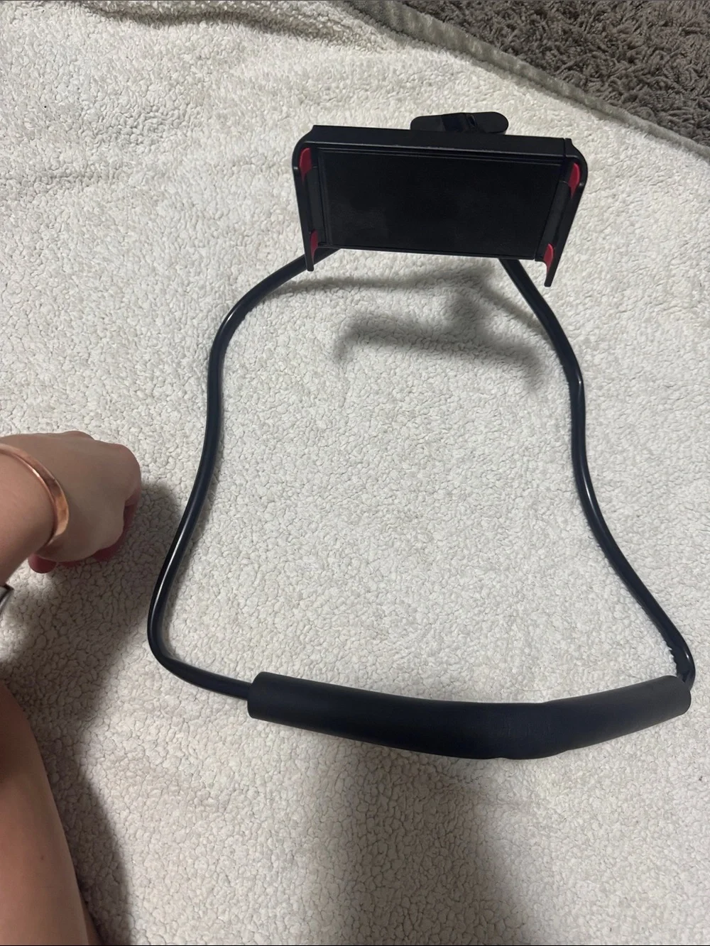 Adjustable Black Neck Phone Holder